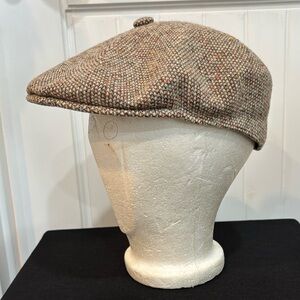 Kangol Multicolor Tweed Newsboy Peaky Blinders Flex Fit Cap size L